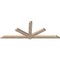 Ekena Millwork Kennewick Smooth Timber Gable Bracket, Douglas Fir, 108"W x 40"H x 3 1/2"D x 5 1/2"F, 9/12 Pitch GBW108X40X0406KEN00SDF - alternate 5